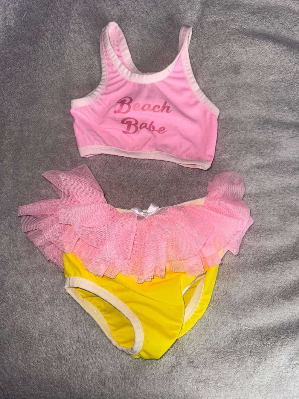 Two piece toddler swimsuit